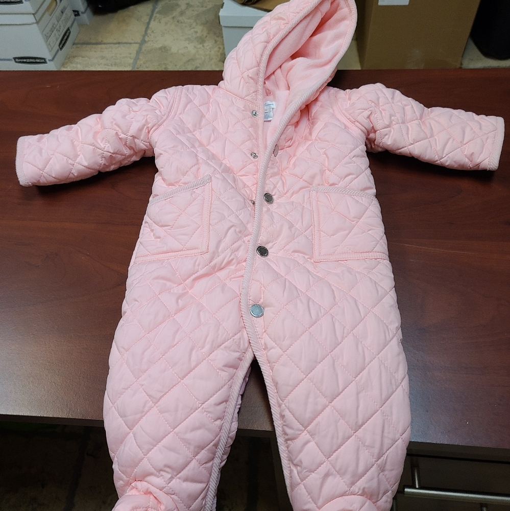 Girls 9m quilted onesy